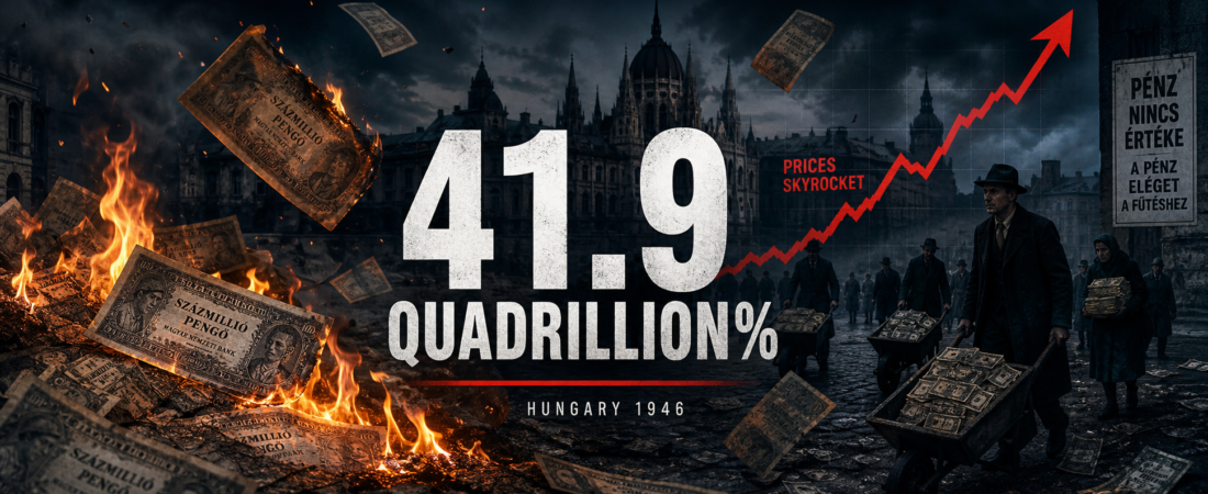 Hungary 1946: When Money Became Worthless Every 15 Hours — The 41.9 Quadrillion% Inflation That Broke Reality