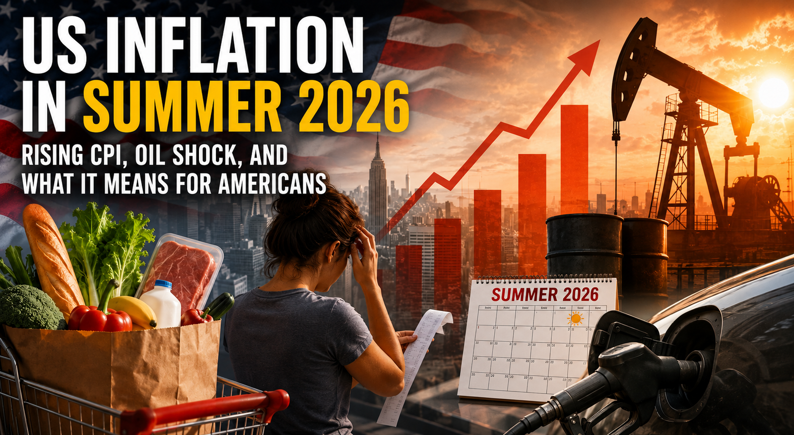 US Inflation in Summer 2026: Rising CPI, Oil Shock, and What It Means for Americans