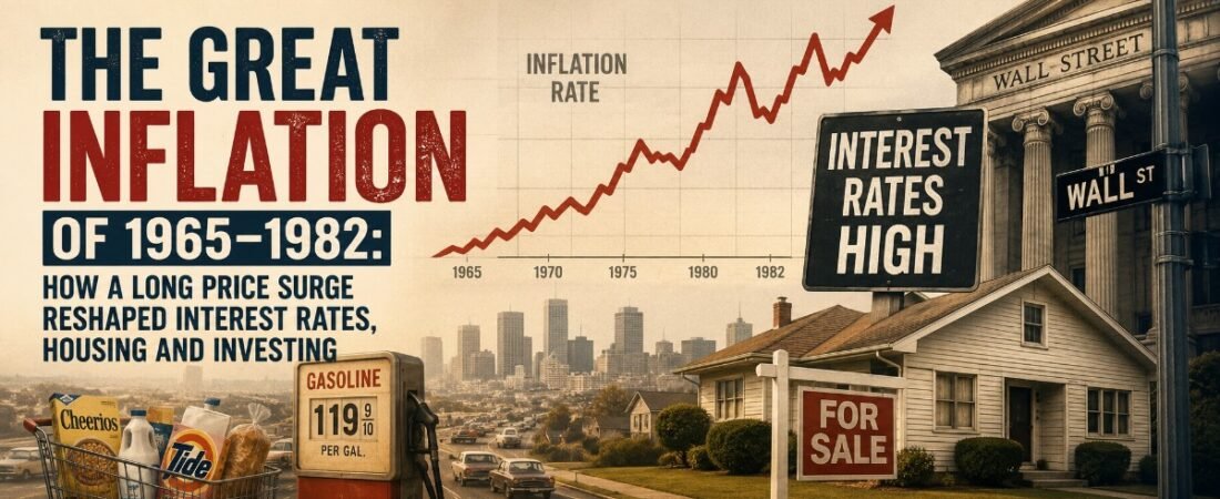The Great Inflation Of 1965–1982: How A Long Price Surge Reshaped Interest Rates, Housing And Investing