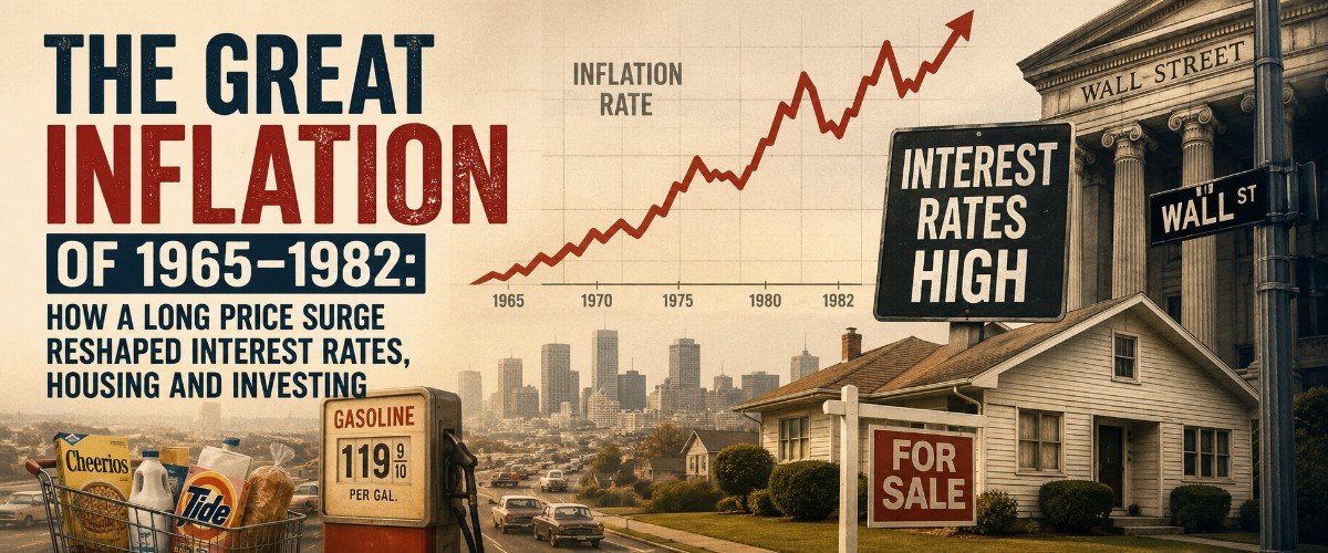 The Great Inflation Of 1965–1982: How A Long Price Surge Reshaped Interest Rates, Housing And Investing